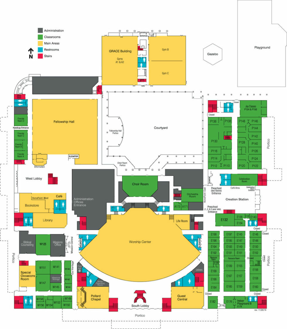 Campus Map - Bellevue Baptist Church